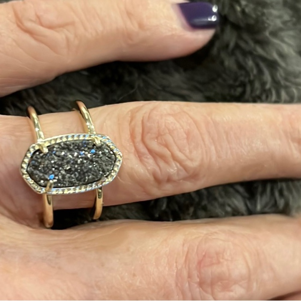 Kendra Scott gold tone ring.  Perfect!